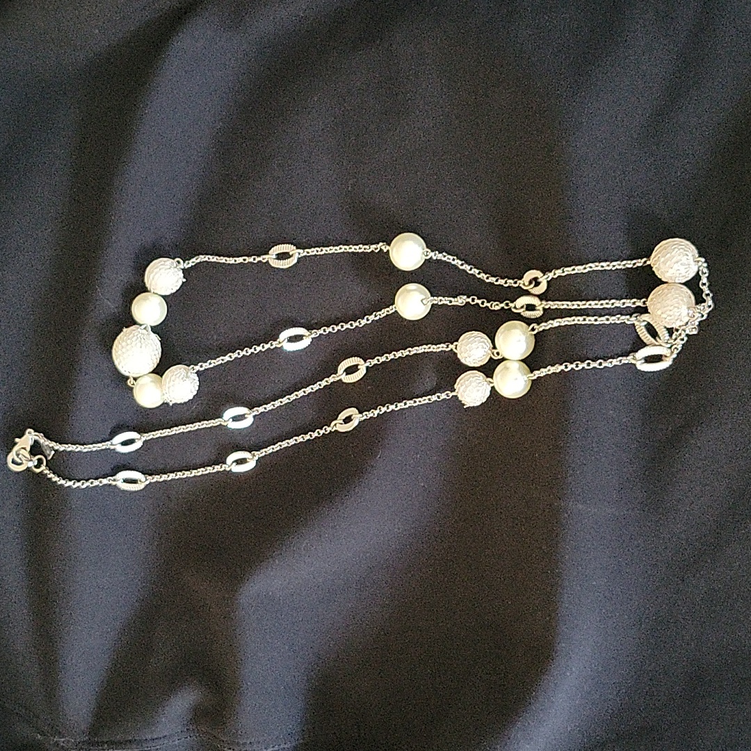 Rachel Fashion Faux Pearl Necklace 15$